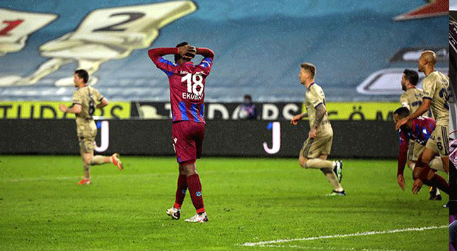 Trabzonspor FenerbahÃ§eye 1-0 MaÄŸlup Oldu